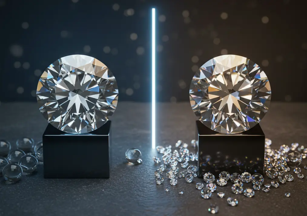 Moissanite vs. Lab-Grown Diamonds: Odkrywanie kluczowych różnic