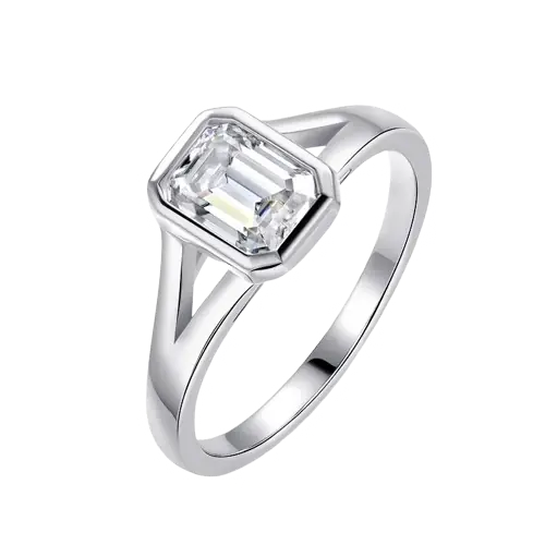 18K White Gold